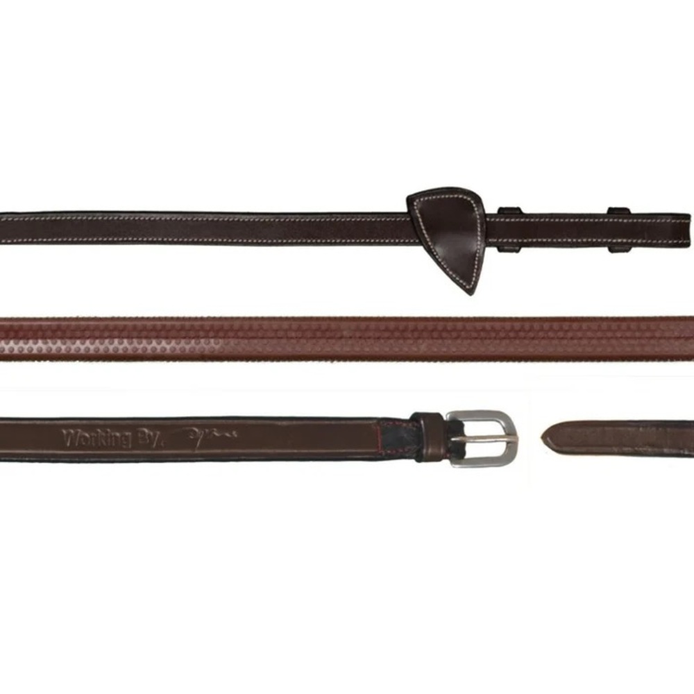 Dyon Working Collection Rubber Reins 1/2" Equestrian Tack
